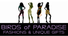 Birds of Paradise fashions and unique gifts
