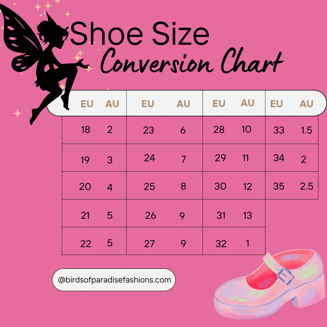 Fairy Shoes - Birds of Paradise fashions and unique gifts
