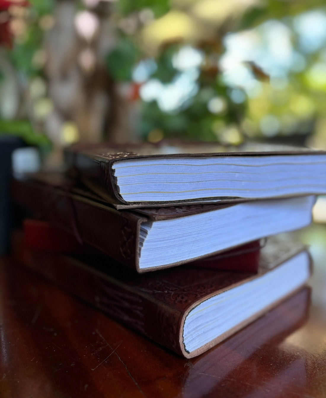 Large Leather Journal – Flower of Life