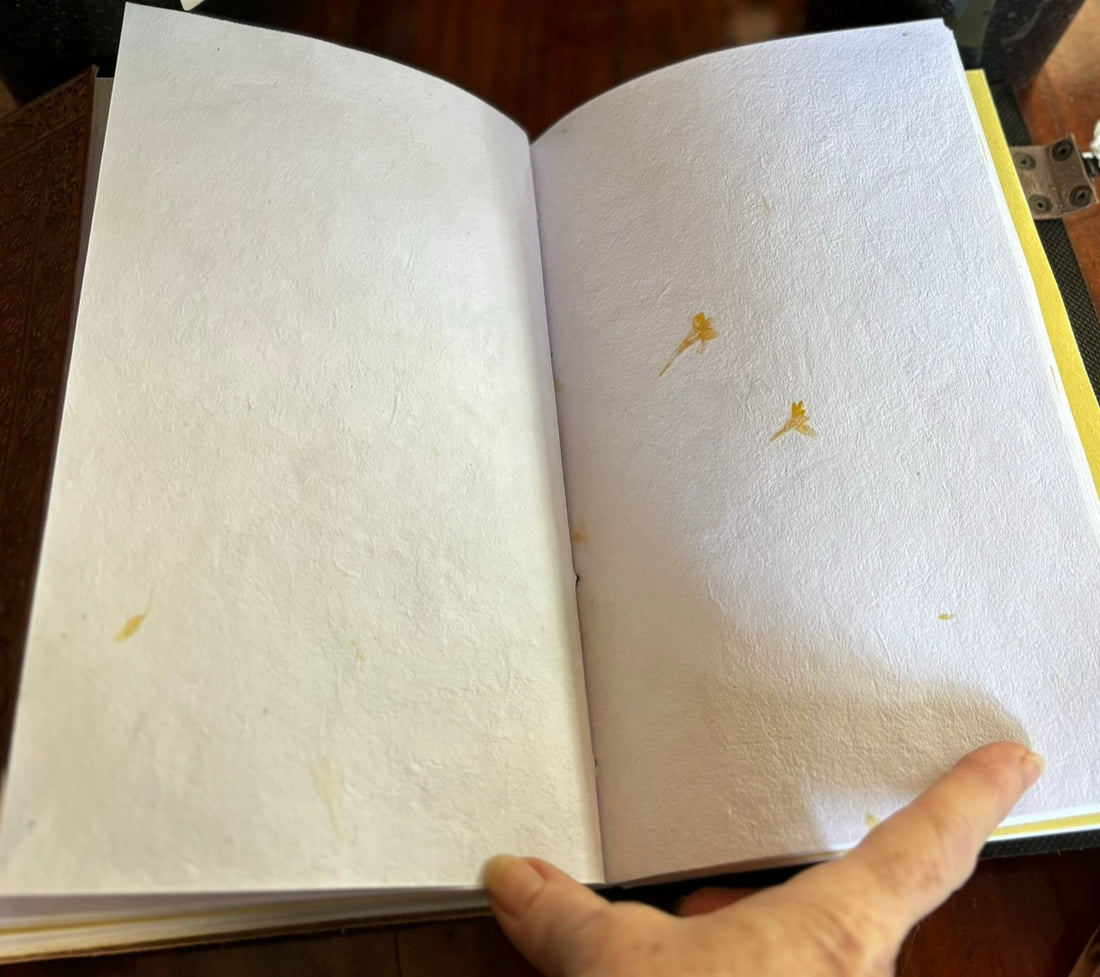 Large Leather Journal – 7 Chakra Stone