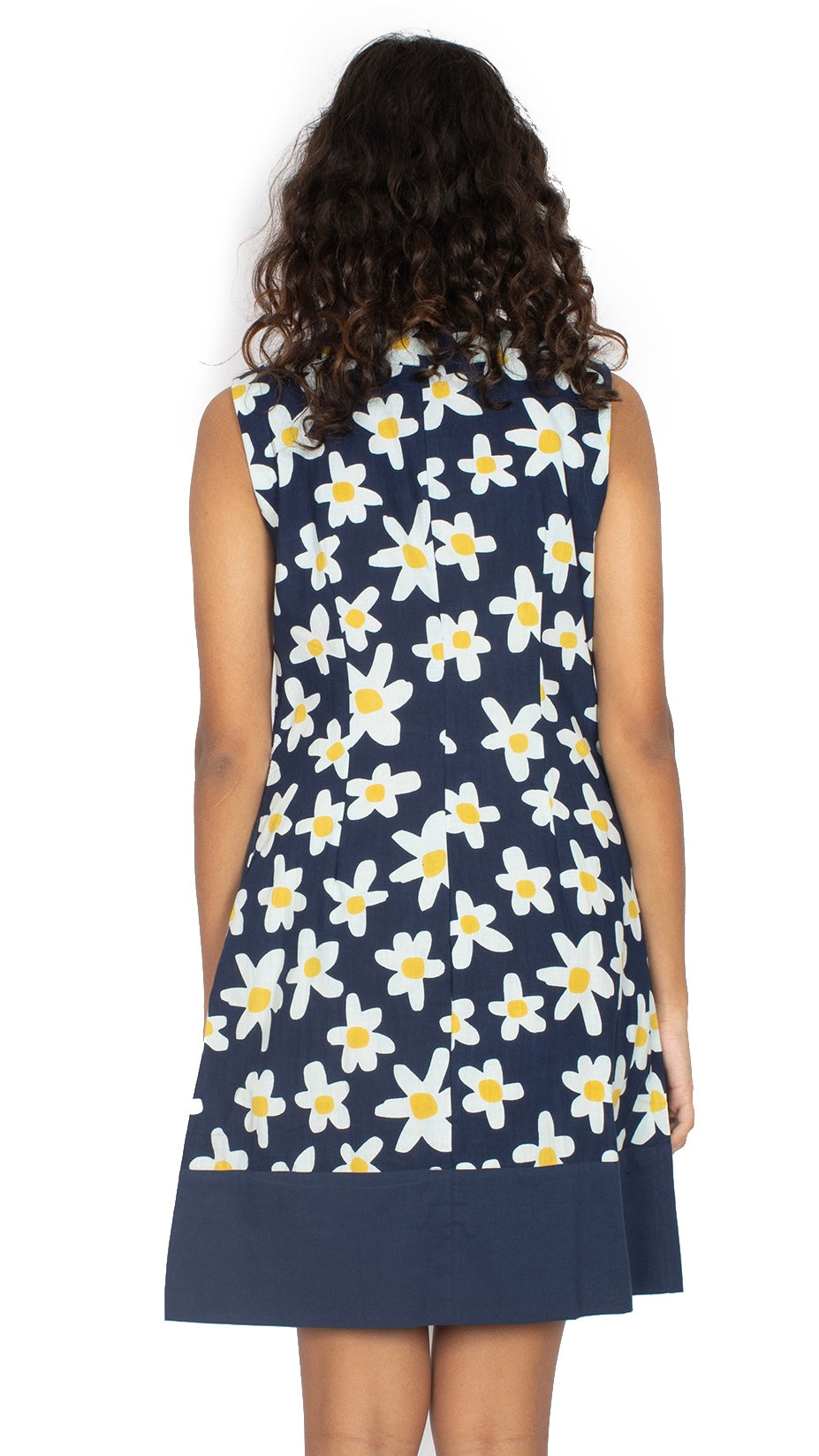 OM Designs MILLIE DRESS - DAISY PATCH-Back view