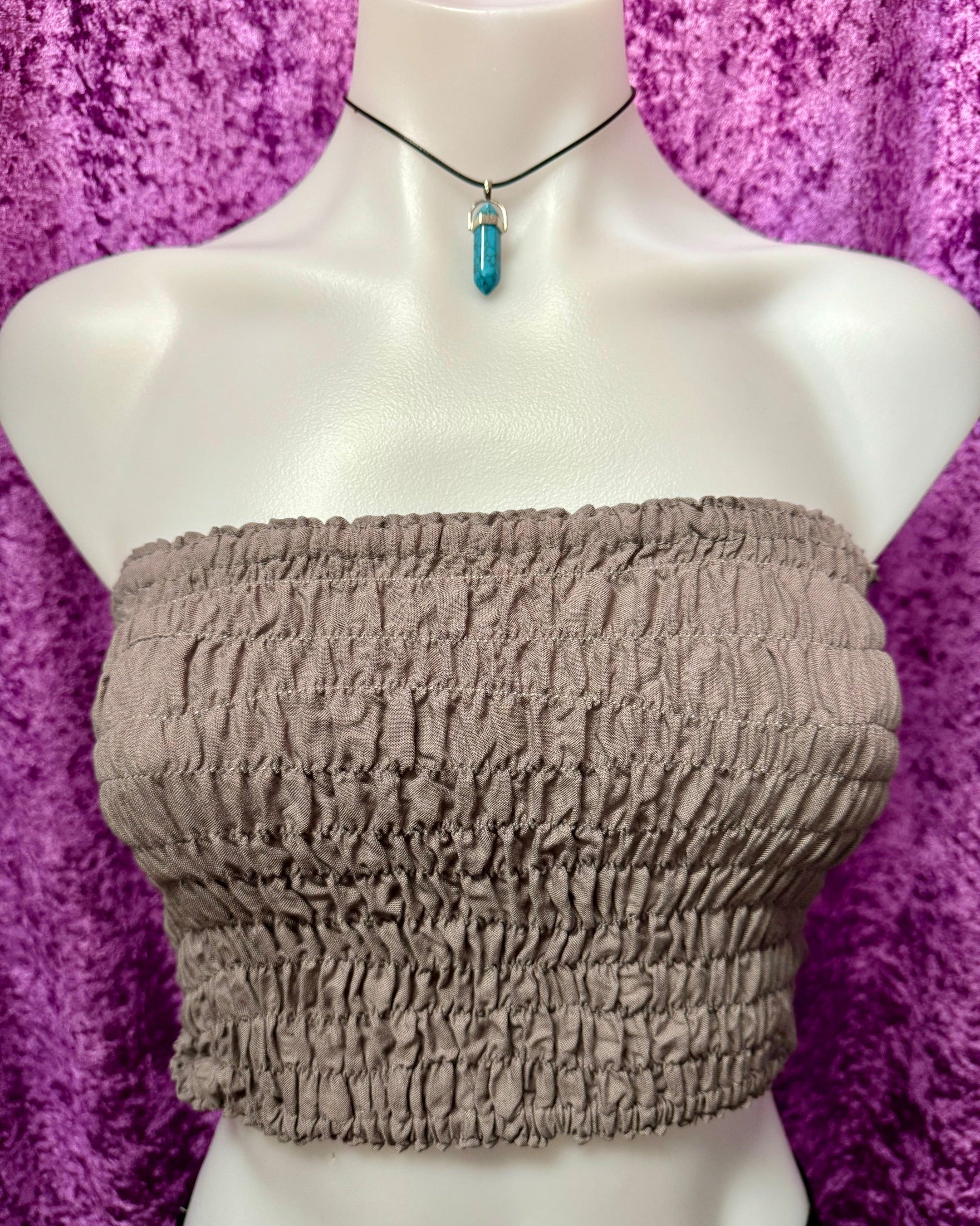 Ash Grey Boob Tube