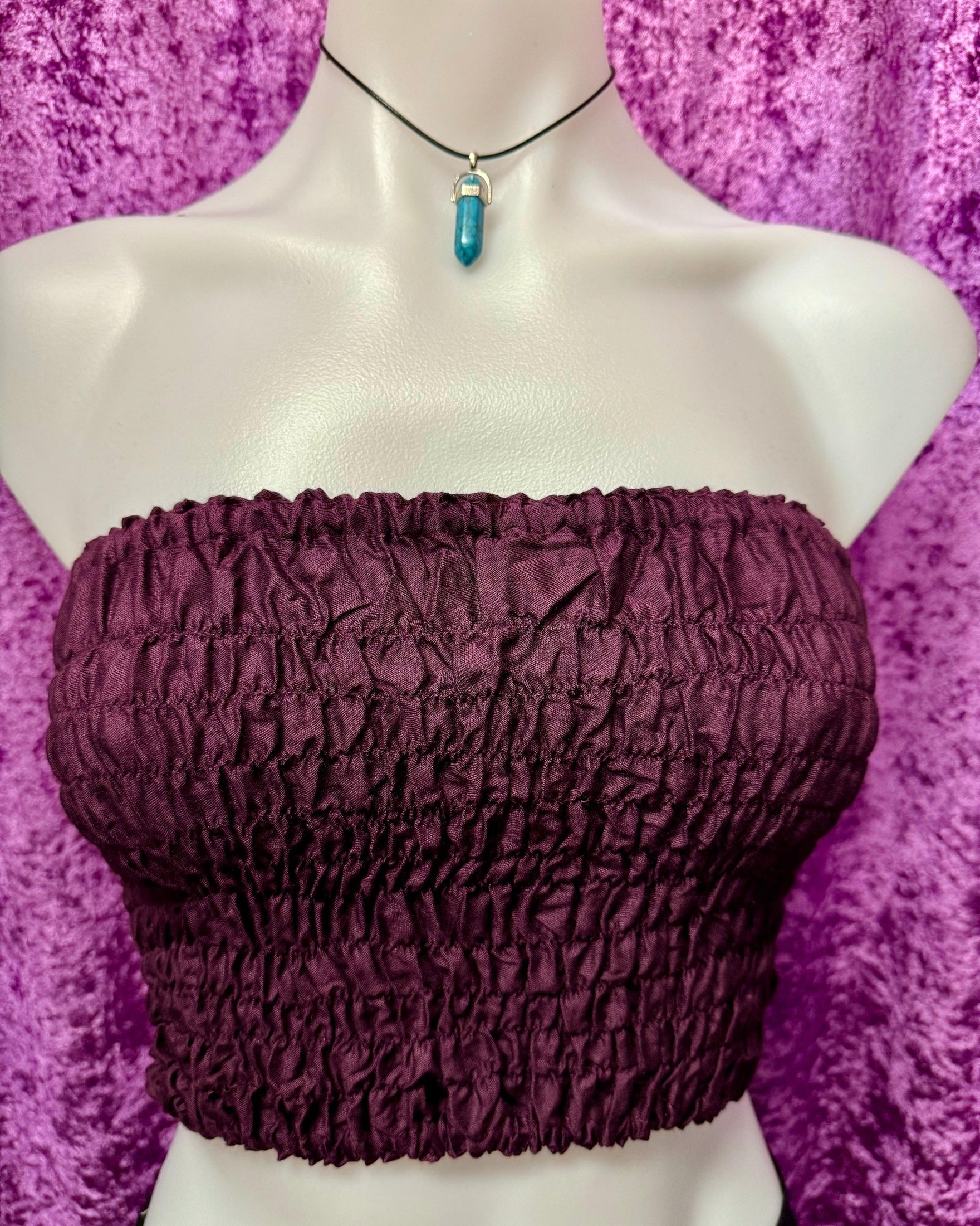 Grape Purple Boob Tube