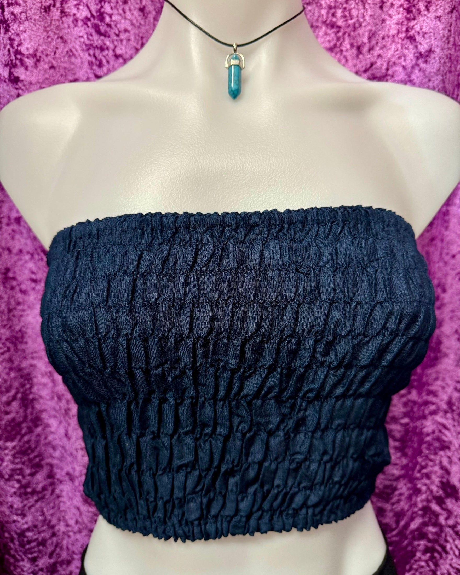 Navy Blue Boob Tube