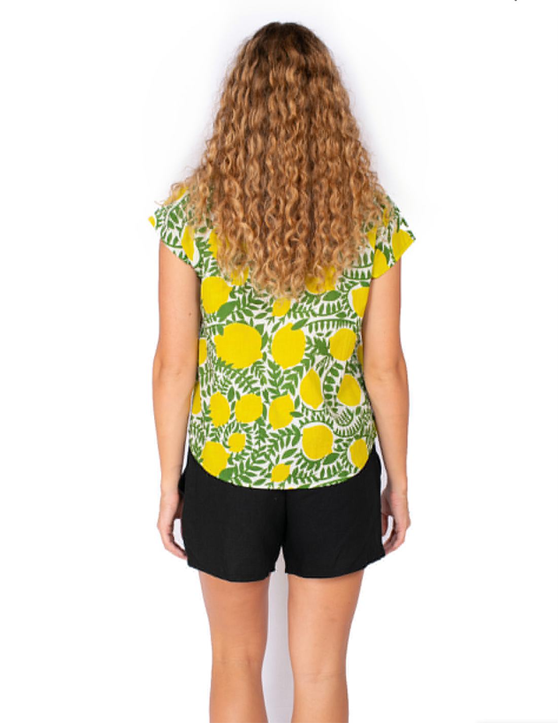 OM Designs CHLOE TOP - ZESTY LEMONS