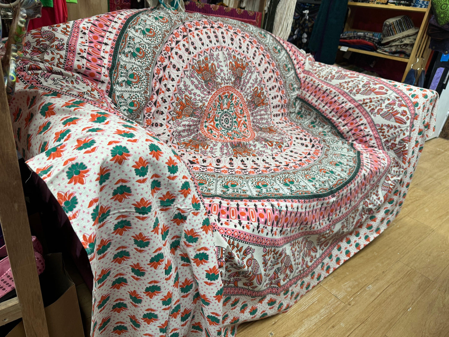 Double Bed throw - Birds of Paradise fashions and unique gifts