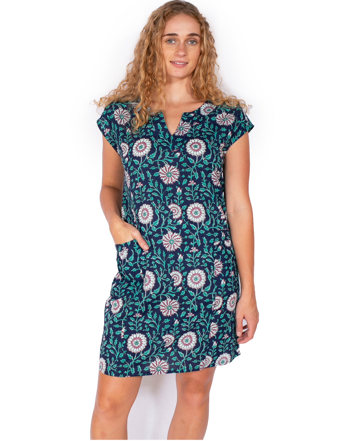 OM Designs AKIKO DRESS - TROPICAL NIGHTS