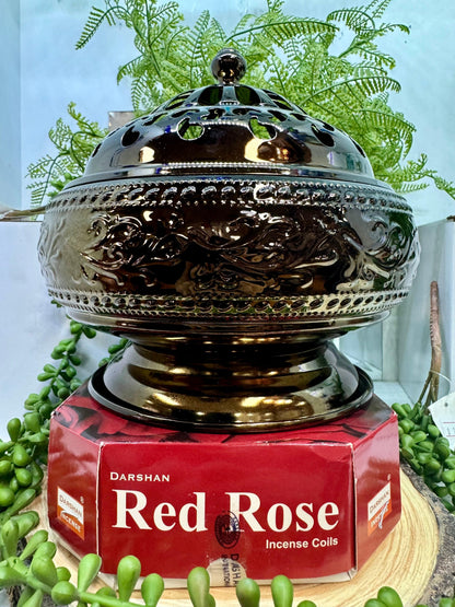 Incense Coil Red Rose - Birds of Paradise fashions and unique gifts